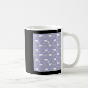 Mug Motif de Noël avec des ours lar et des flocons de