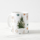 Mug Motif de Noël branché | Aquarelle (Devant gauche)