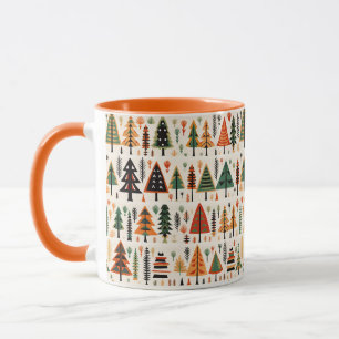 Mug Motif de Noël d'art populaire scandinave