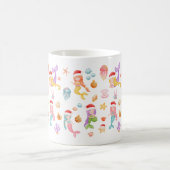 Mug Motif de Noël de la sirène (Centre)