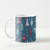 Mug Motif de Noël d'hiver. (Gauche)