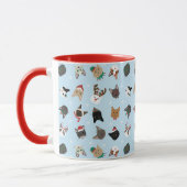 Mug Motif de Noël du chat (Gauche)