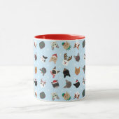 Mug Motif de Noël du chat (Centre)