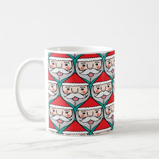 Mug Motif de Noël du Père Noël (Gauche)