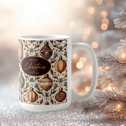Mug Motif de Noël Earth Tones #12 ID1009