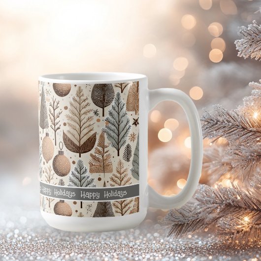 Mug Motif de Noël Earth Tones #25 ID1009