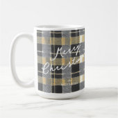 Mug Motif de Noël en or noir n° 7 ID1009 (Gauche)