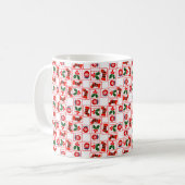 Mug Motif de Noël festif (Devant gauche)