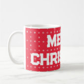 Mug Motif de Noël géométrique - (Gauche)