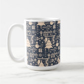 Mug Motif de Noël géométrique (Gauche)