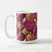 Mug Motif de Noël Magenta Gold#12 ID1009 (Gauche)