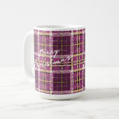 Mug Motif de Noël Magenta Gold n° 7 ID1009 (Devant gauche)