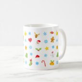Mug Motif de Noël mignon (Devant droit)