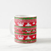 Mug Motif de Noël moche (Devant gauche)