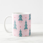 Mug Motif de Noël Pink Vintage (Gauche)