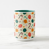 Mug Motif de Noël rétro et cadeau (Centre)