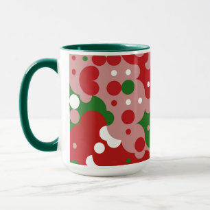 Mug Motif de Noël Rétro Groovy Funky Mod