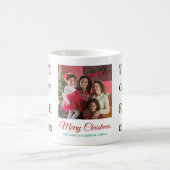 Mug Motif de Noël Rouge Vert Mignon (Centre)