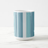 Mug Motif de Noël turquoise Pinstripe #28 ID1009 (Centre)