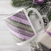 Mug Motif de Noël vert violet #28 ID1009