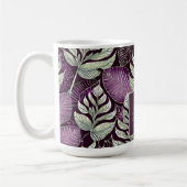 Mug Motif de Noël vert violet #29 ID1009 (Gauche)