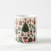 Mug Motif de Noël Vintage (Centre)