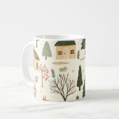Mug Motif de Noël vintage Woodland (16) (Devant gauche)