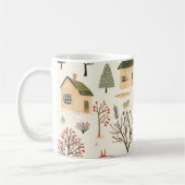 Mug Motif de Noël vintage Woodland (16) (Gauche)