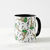 Mug Motif de note musicale Bagpipes (Devant droit)