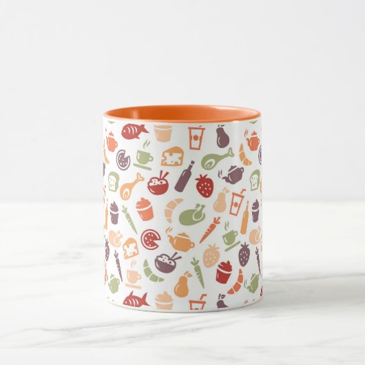 Mug Motif de nourriture (Centre)