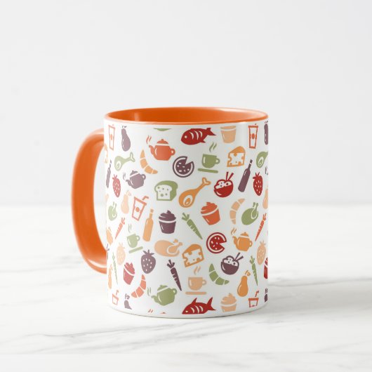 Mug Motif de nourriture (Devant gauche)