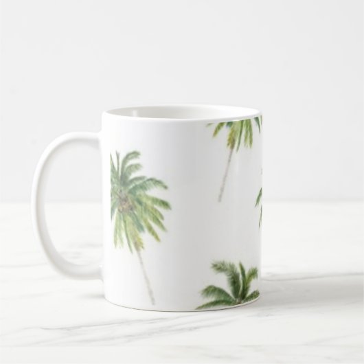 Mug Motif de palmier (Gauche)
