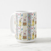 Mug Motif de panneau de Pâques pastel  (Devant gauche)