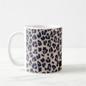Mug motif de panthère chic avec nom (Gauche)