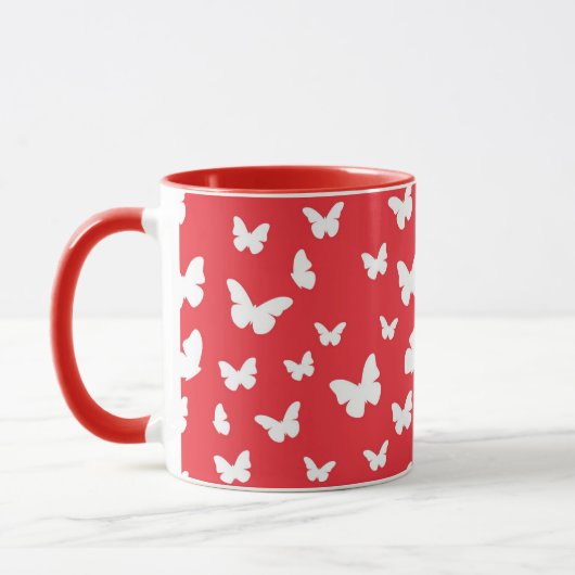 Mug Motif de papillon (Gauche)