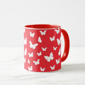 Mug Motif de papillon (Devant droit)