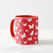 Mug Motif de papillon (Devant gauche)