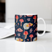 Mug Motif de papillon magique et de champignons. Soiré