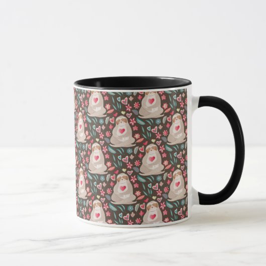 Mug Motif de paresse de Valentine (Droite)