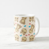 Mug Motif De Parfums, Mignons Parfums, Coeurs (Devant droit)
