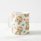 Mug Motif De Parfums, Mignons Parfums, Coeurs, Votre N (Devant gauche)