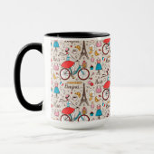 Mug Motif de Paris France (Gauche)