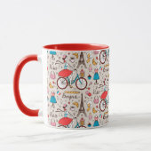 Mug Motif de Paris France (Gauche)
