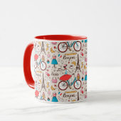 Mug Motif de Paris France (Devant gauche)