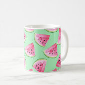 Mug Motif de pastèque en Aquarelle Wa (Devant droit)