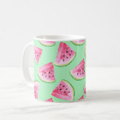Mug Motif de pastèque en Aquarelle Wa (Devant gauche)