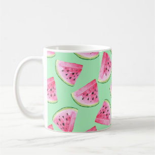 Mug Motif de pastèque en Aquarelle Wa