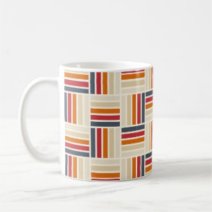 Mug Motif de patchwork Heritage Grid sans couture