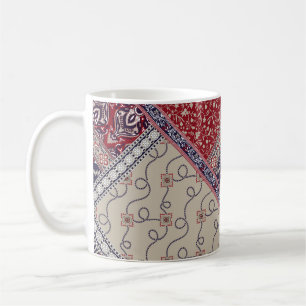 Mug Motif de patchwork sans faille sur patchwork de ma