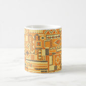 Mug Motif de patchwork sans soudure brodé. Bohème o (Centre)